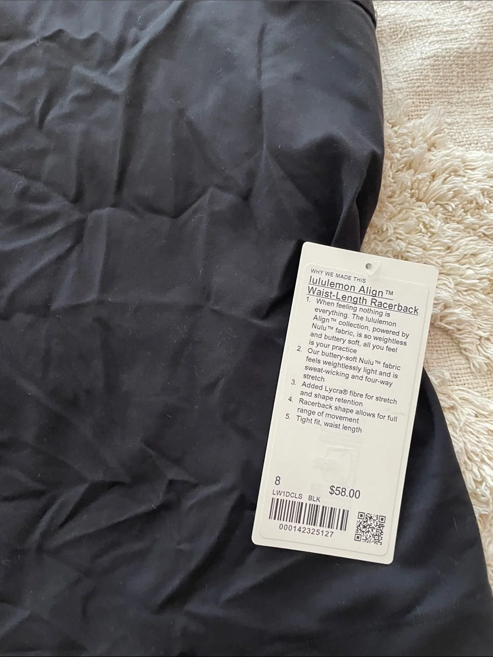 lululemon athletica sleek black